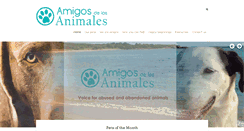 Desktop Screenshot of amigosdelosanimalespr.org